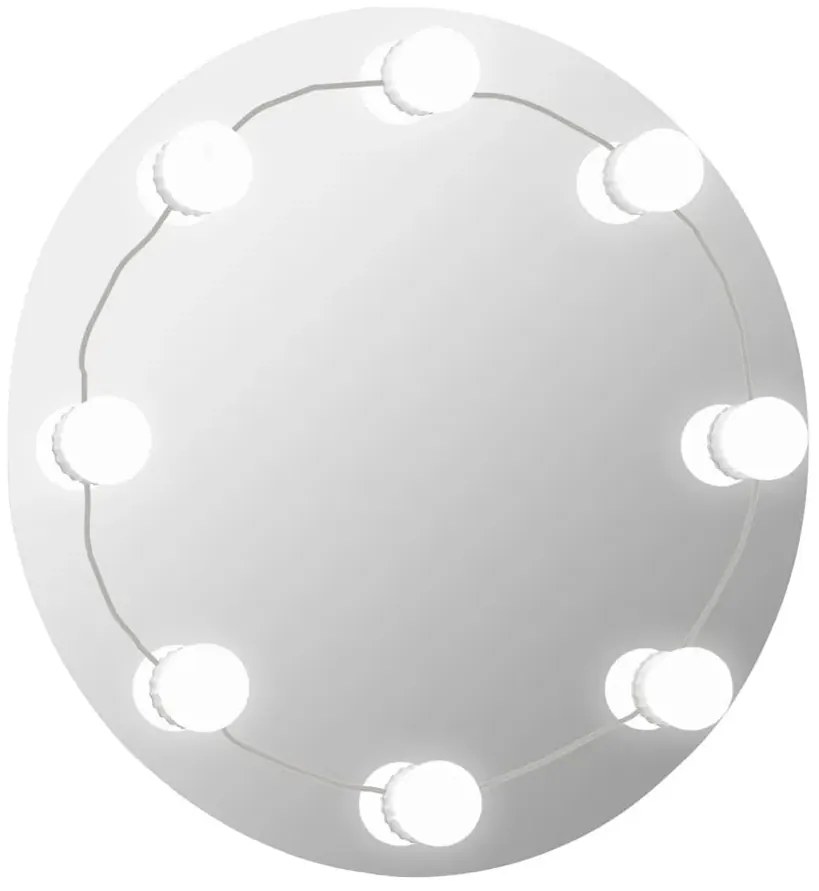 Ścienne okrągłe lustro LED 50cm G6-W49