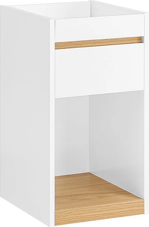 SoBuy Stolik kawowy z szufladą, Stolik nocny FBT137-W