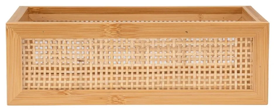 Bambusowy organizer łazienkowy Wenko Allegre, 22x7 cm