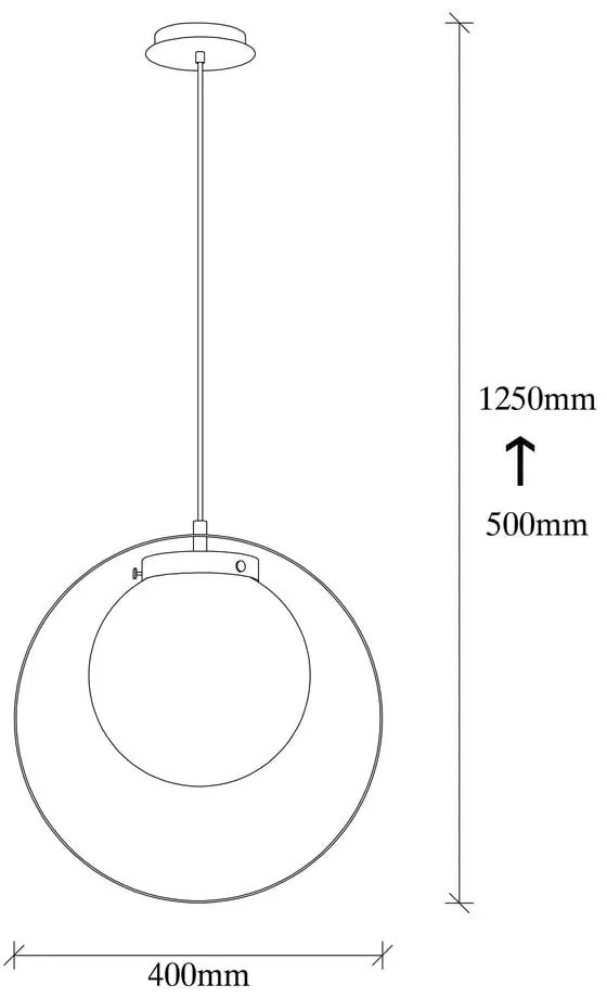 Lampa wisząca w kolorze złota ø 40 cm Tan – Opviq lights