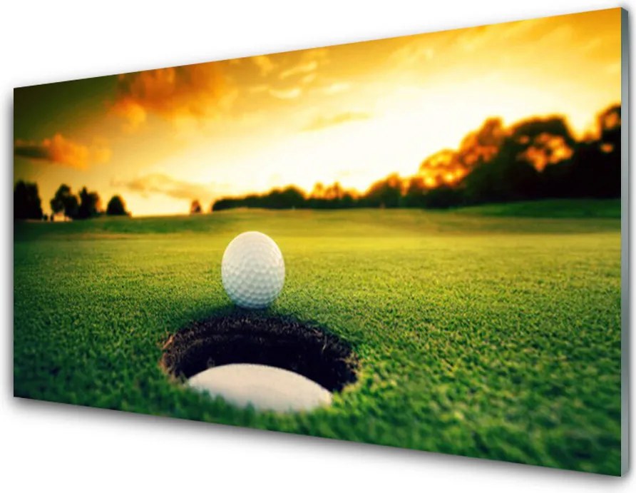 Panel Szklany do Kuchni Perfekcyjne Pole Golfowe