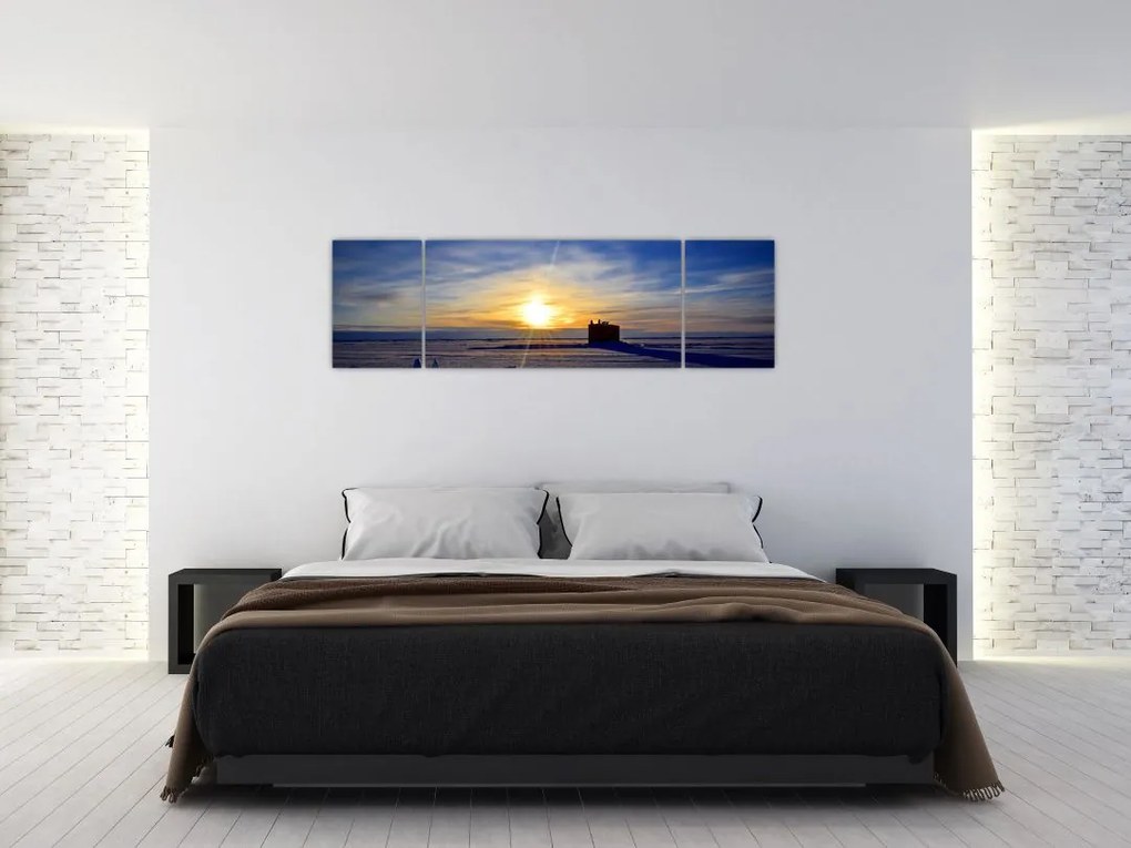 Obraz - krajobraz polarny (170x50 cm)