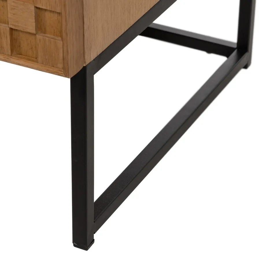 Witryna w dekorze jesionu w naturalnym kolorze 84,5x198 cm – Ixia