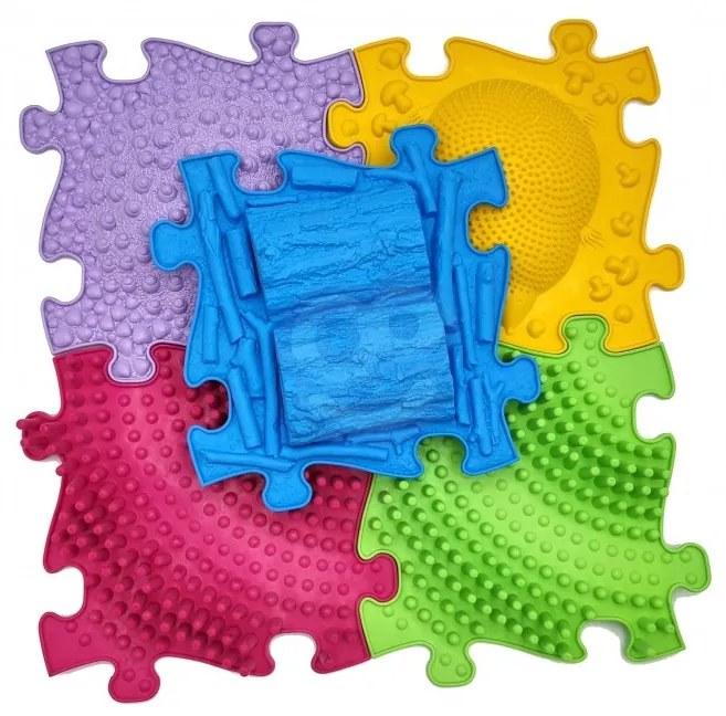 Woopie mata sensoryczna ortopedyczna puzzle 5 el.
