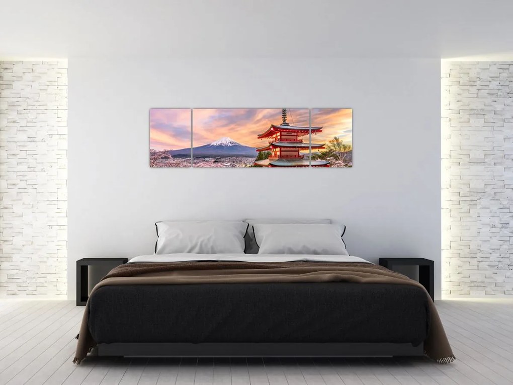 Obraz - Fudżi, Japonia (170x50 cm)