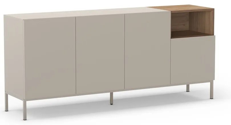 Kremowa komoda 180x80 cm Cailin – Marckeric