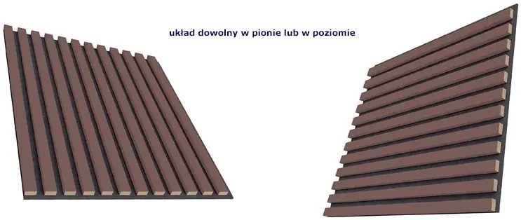 Panele akustyczne 6 szt. pudrowy róż N6-S51