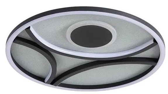 Searchlight 82100-39BK - LED ściemnialny plafon ZENDISC LED/20W/230V 3000K śr. 39 cm