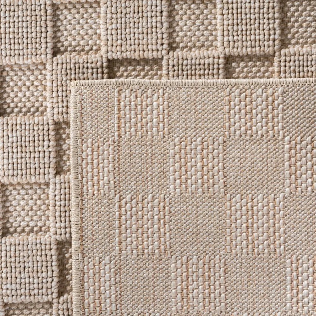 Dywan nowoczesny Helix 3D beżowy 120 cm x 170 cm