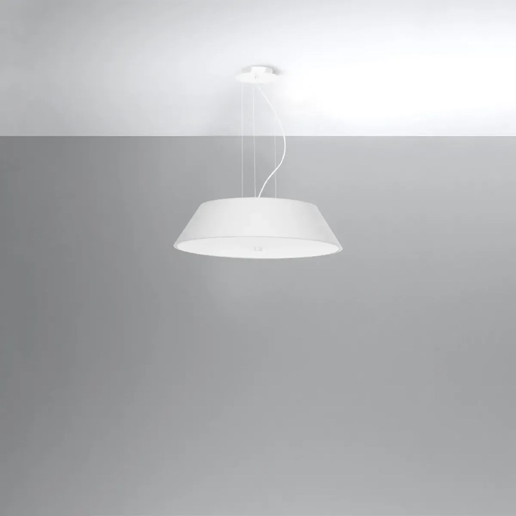 Żyrandol VEGA 60 biały SOLLUX  LIGHTING