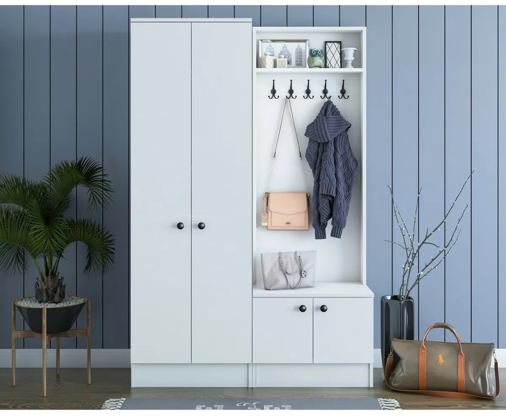 Zestaw do przedpokoju Mia White