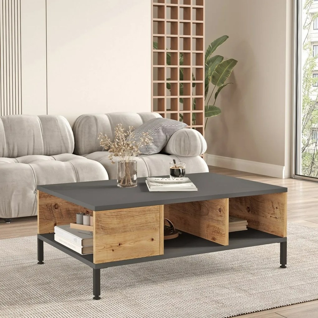 Stolik konferencyjny Role Anthracite and AtlanticPine