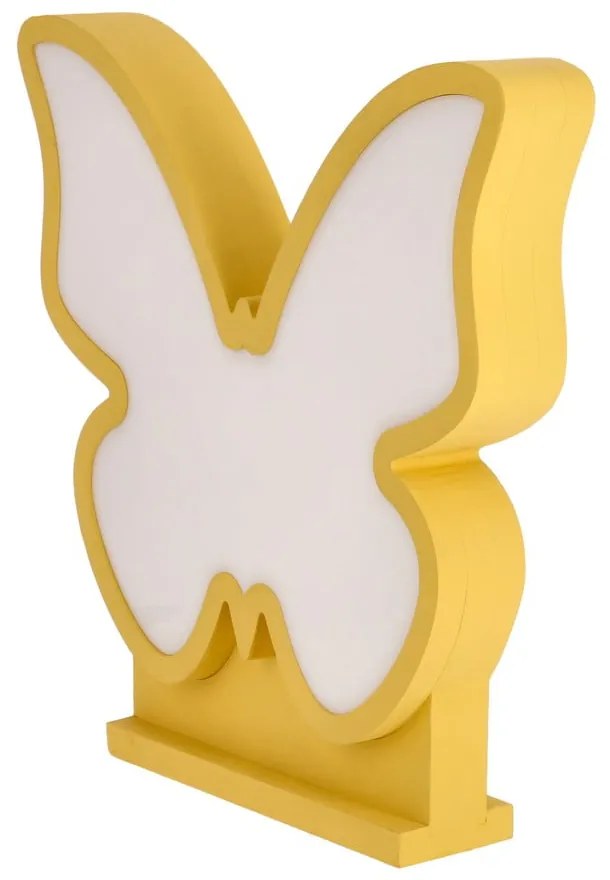 Żółta lampka dziecięca Butterfly – Candellux Lighting