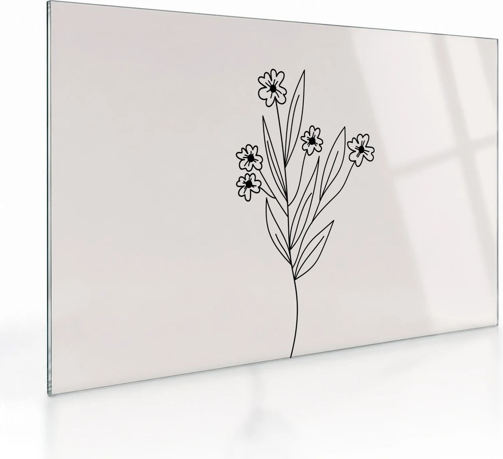 Obraz na szkle - Meadow Flower N⁰1 (70x50 cm)