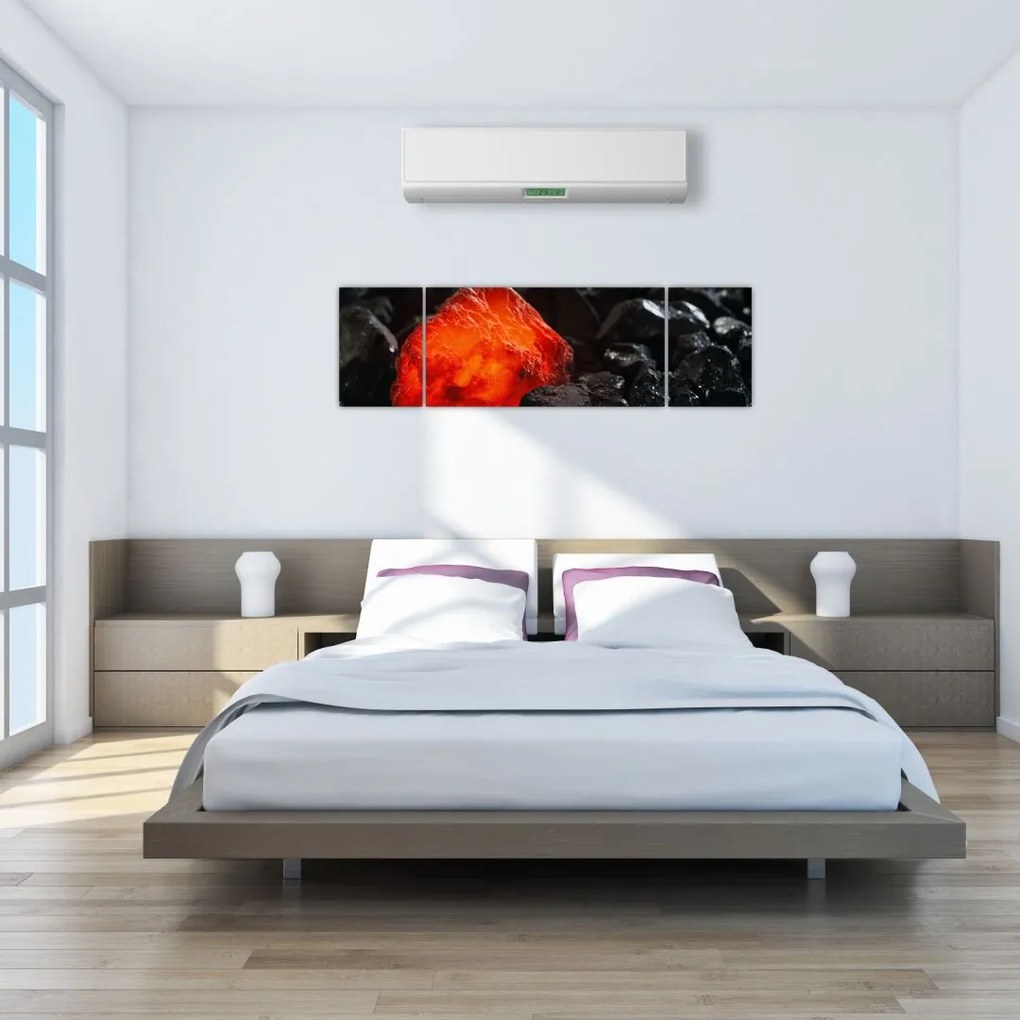 Obraz - świecący minerał (170x50 cm)