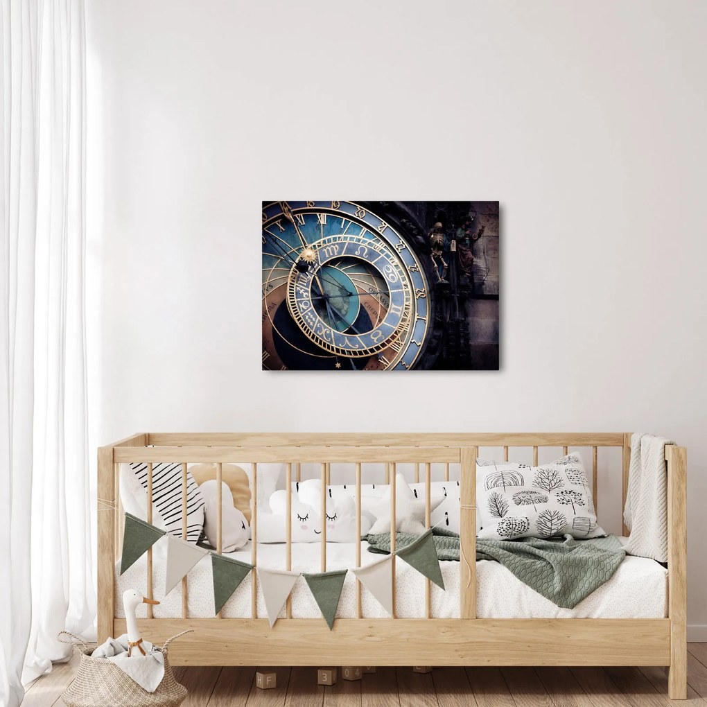 Obraz - Praski zegar astronomiczny, Praga (70x50 cm)