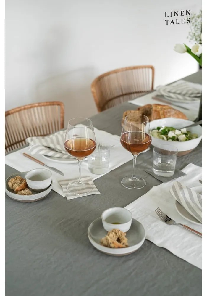 Lniany obrus 140x300 cm Khaki – Linen Tales