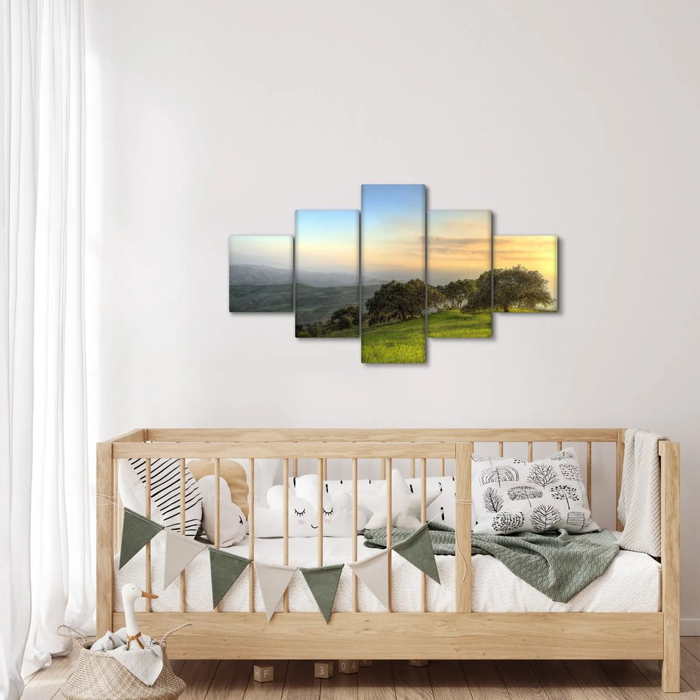 Obraz - Widok ze wzgórza (125x70 cm)
