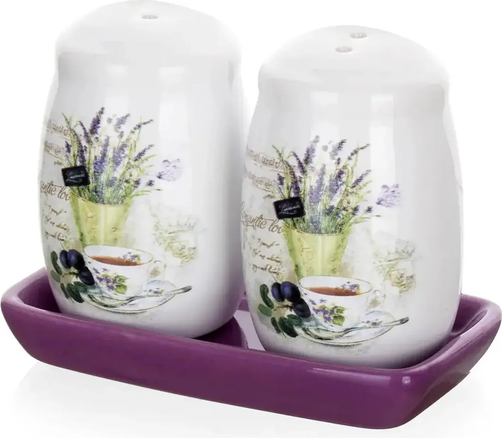 Banquet Lavender solniczka i pieprzniczka