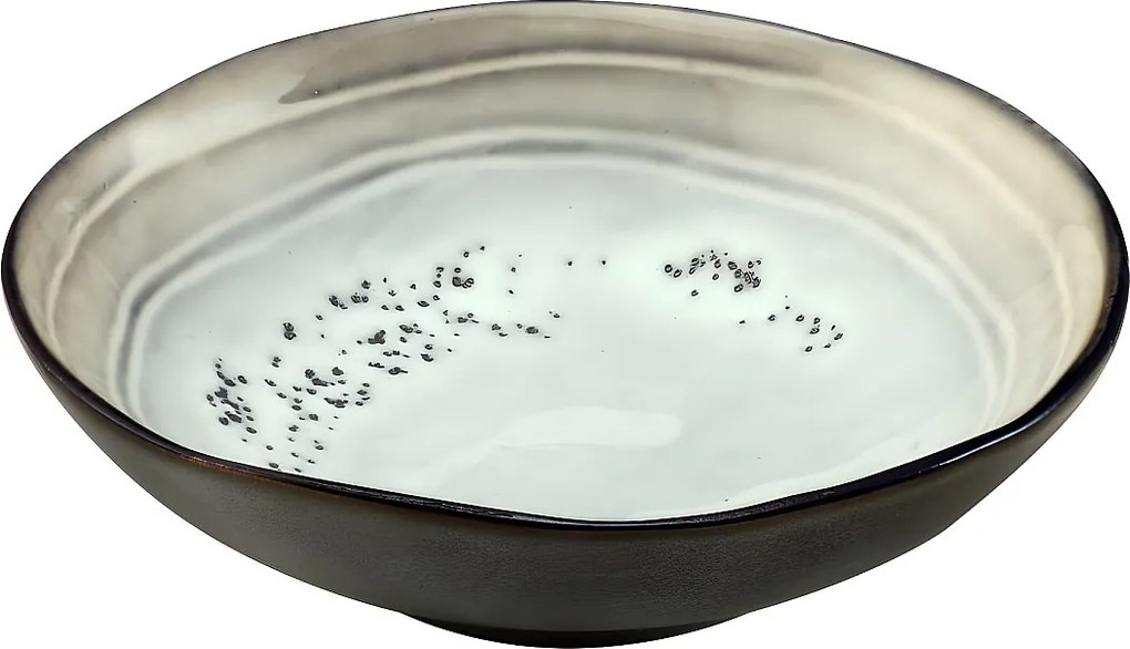 Zestaw Małych Miski Shadow Nacre 12 cm (x6) z Emaliowanego Reaktywnego Gresu - Kolekcja Luminous od Médard de Noblat