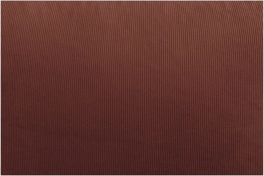 Pomarańczowy sztruksowy worek do siedzenia Lilibet – Bobochic Paris