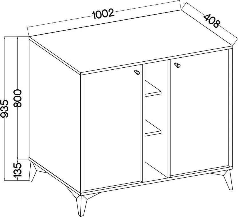 Komoda TORINO 100 cm do Salonu Sypialni Odcienie zieleni