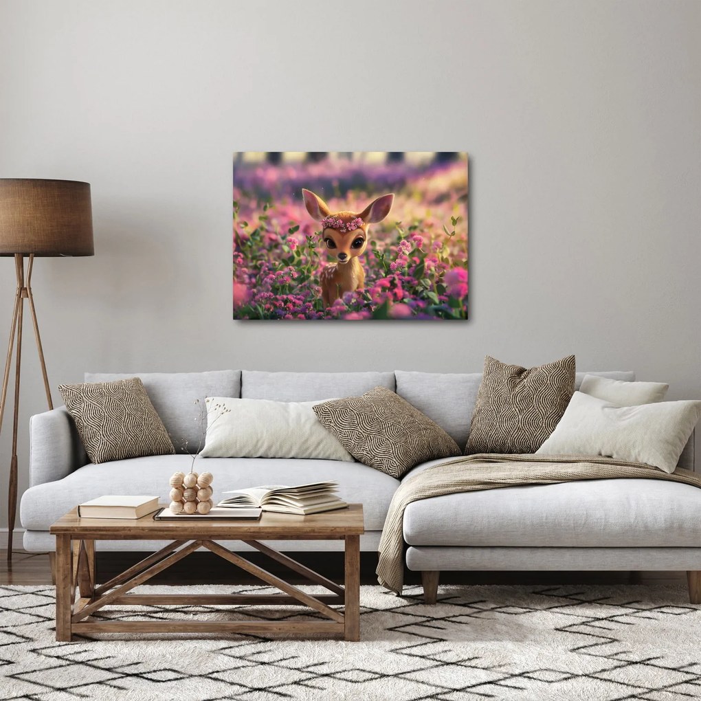 Obraz - Urocza sarna (70x50 cm)