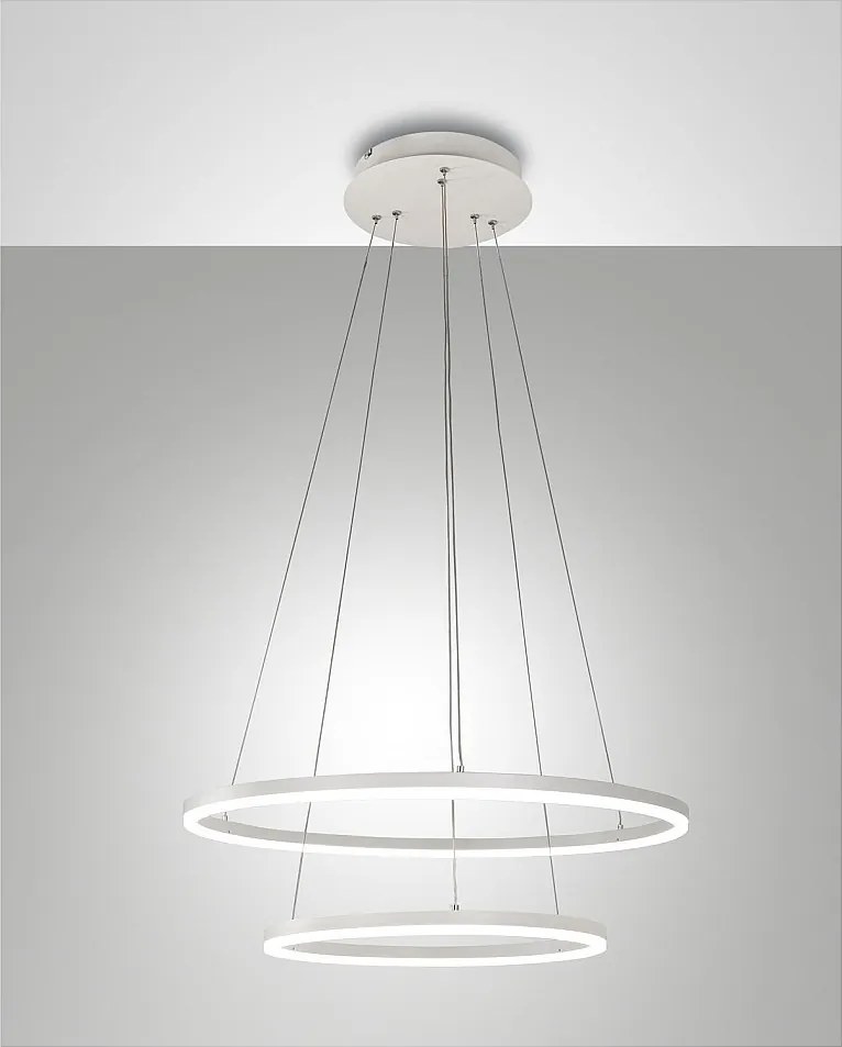 Lampa wisząca LED GIOTTO 52W biała 3508-45-102 Fabas Luce