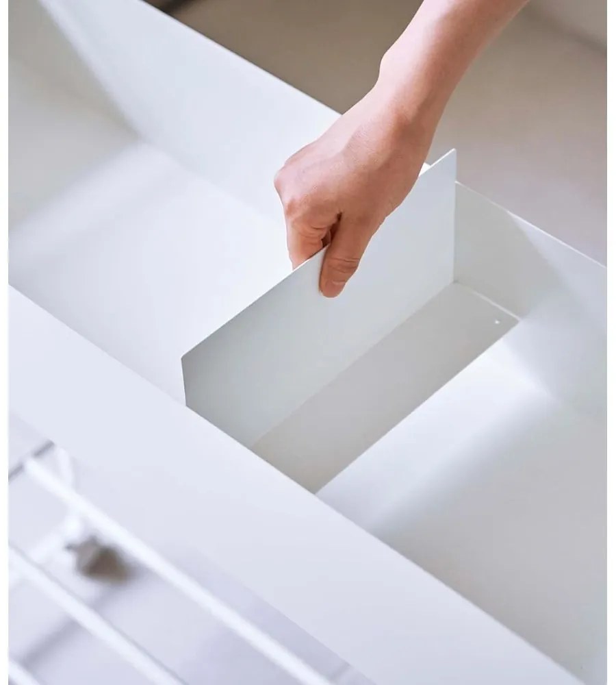 Biała metalowa dziecięca szafka na buty 74,5x74,5x22 cm Tower – YAMAZAKI