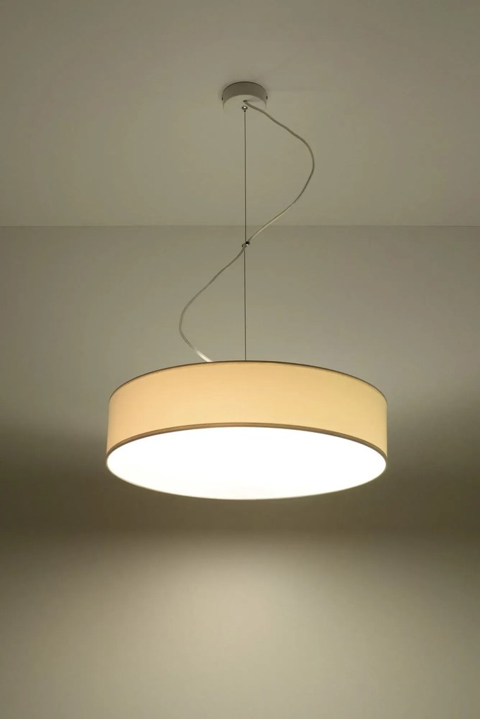 Designerska lampa wisząca LED E818-Arens - biały