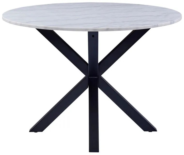 Stół z marmurowym blatem Actona Heaven, ⌀ 110 cm