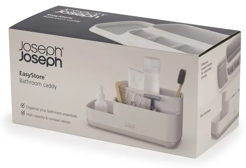 Beżowy organizer łazienkowy EasyStore – Joseph Joseph