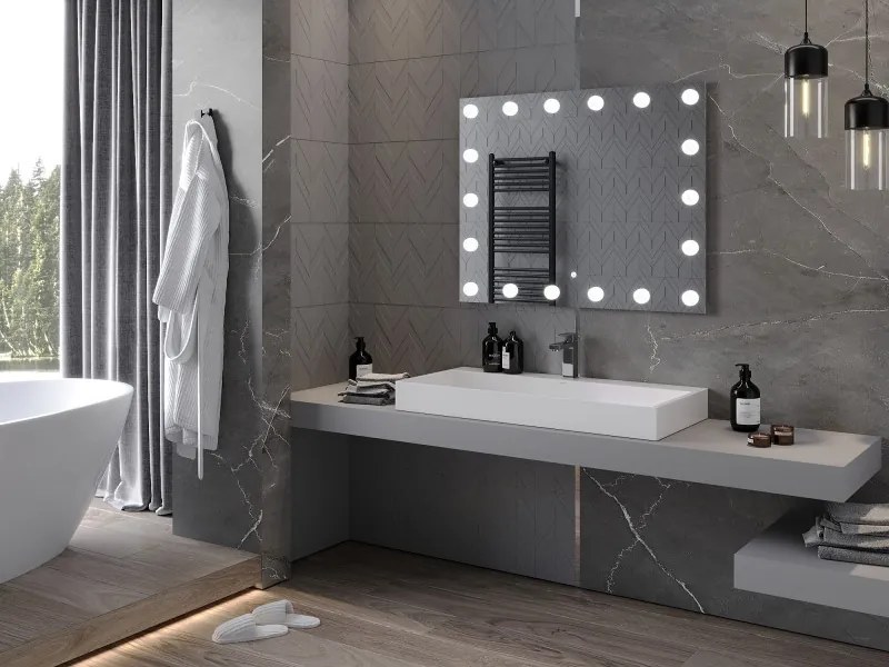 Mexen Dona lustro łazienkowe podświetlane 100 x 80 cm, LED 6000K, antypara - 9818-100-080-611-00