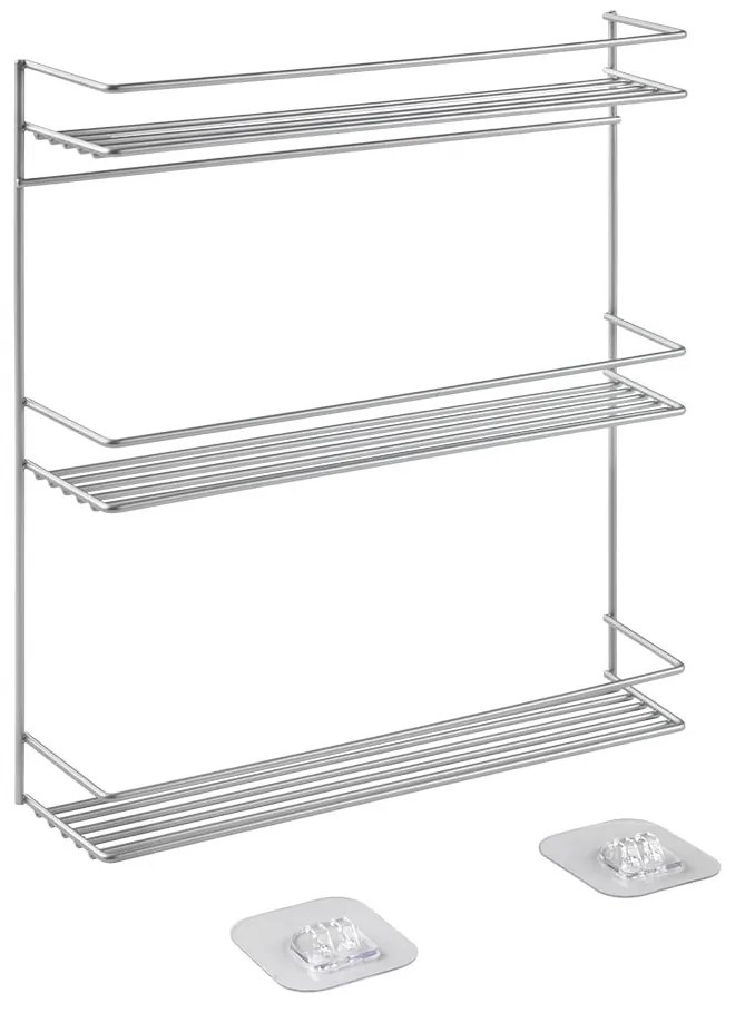 Ścienna trzypoziomowa półka na przyprawy - Metaltex