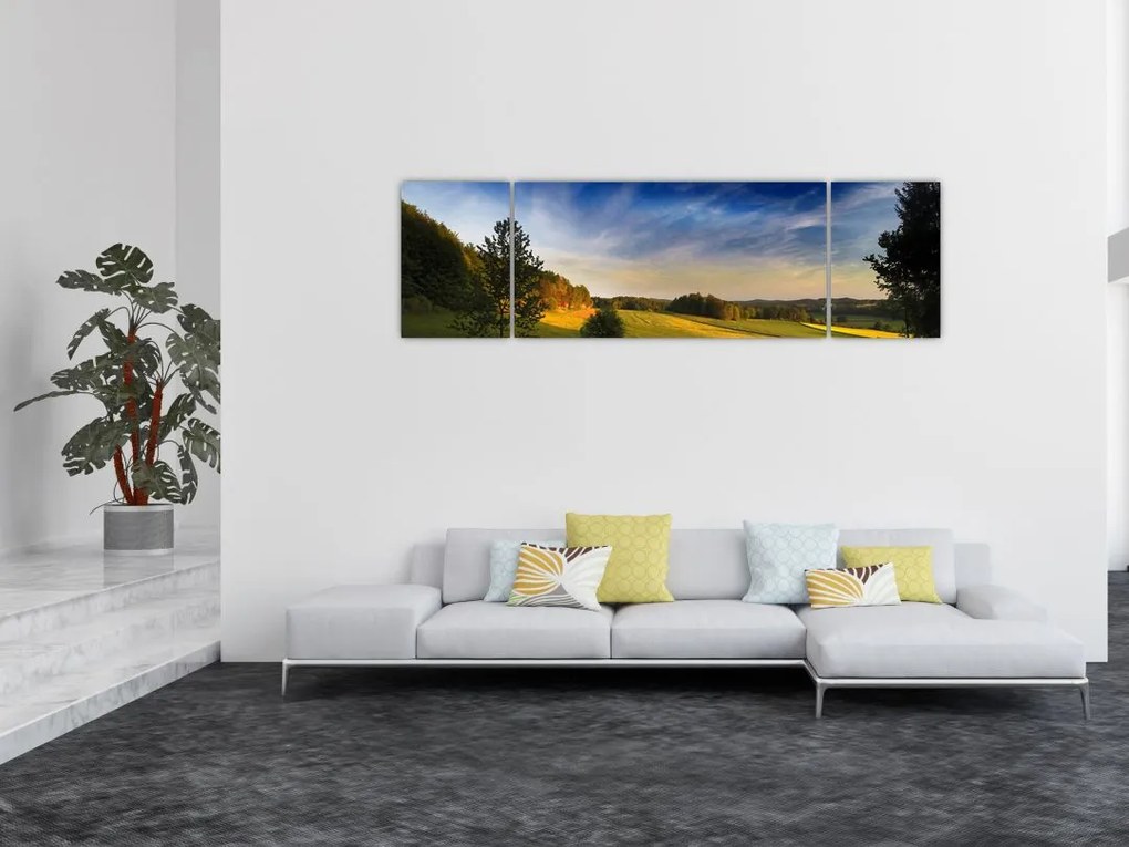 Obraz - Górska łąka (170x50 cm)
