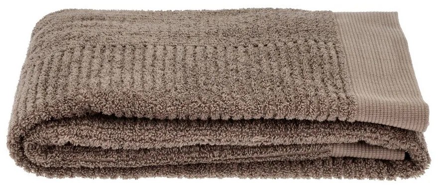 Szarobrązowy bawełniany ręcznik frotte 50x70 cm Classic – Zone
