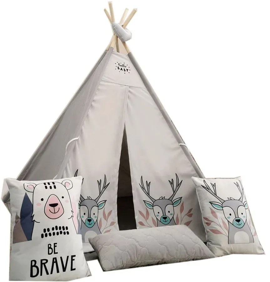 Szare tipi dla dziecka Alwa Glovix 4X