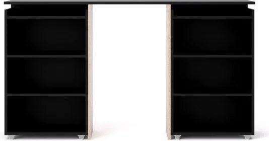 Łóżko 160x200 Naia czarny mat