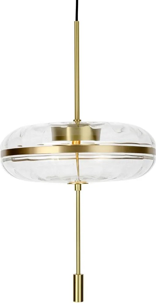 Lampa wisząca z okrągłym kloszem szklanym Chaplin 360