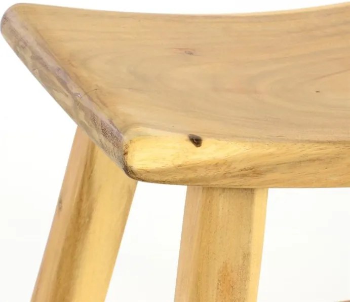 Taboret z drewna suar DIVERO