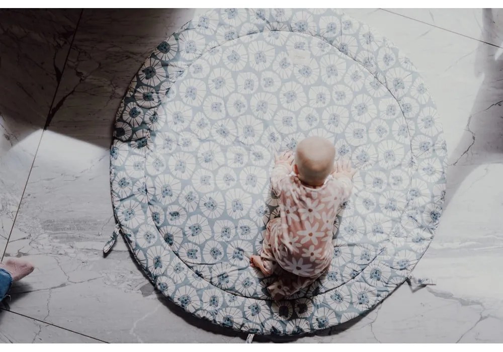 Niebieska mata do zabawy dla dzieci Denim Lions – Malomi Kids