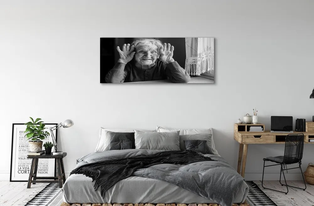 Duży obraz na płótnie Starsza Kobieta