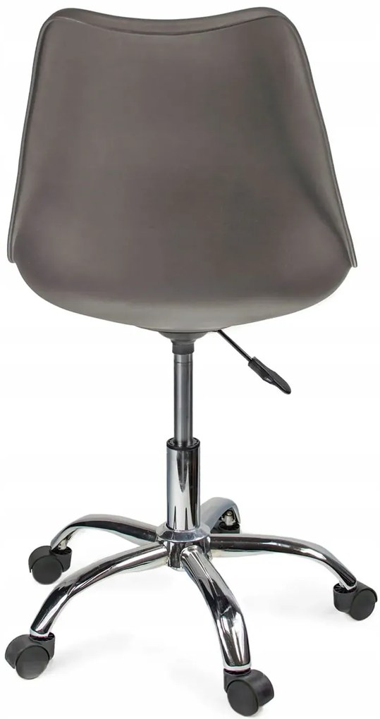 Szare krzesło na kółkach do biurka K5-M49