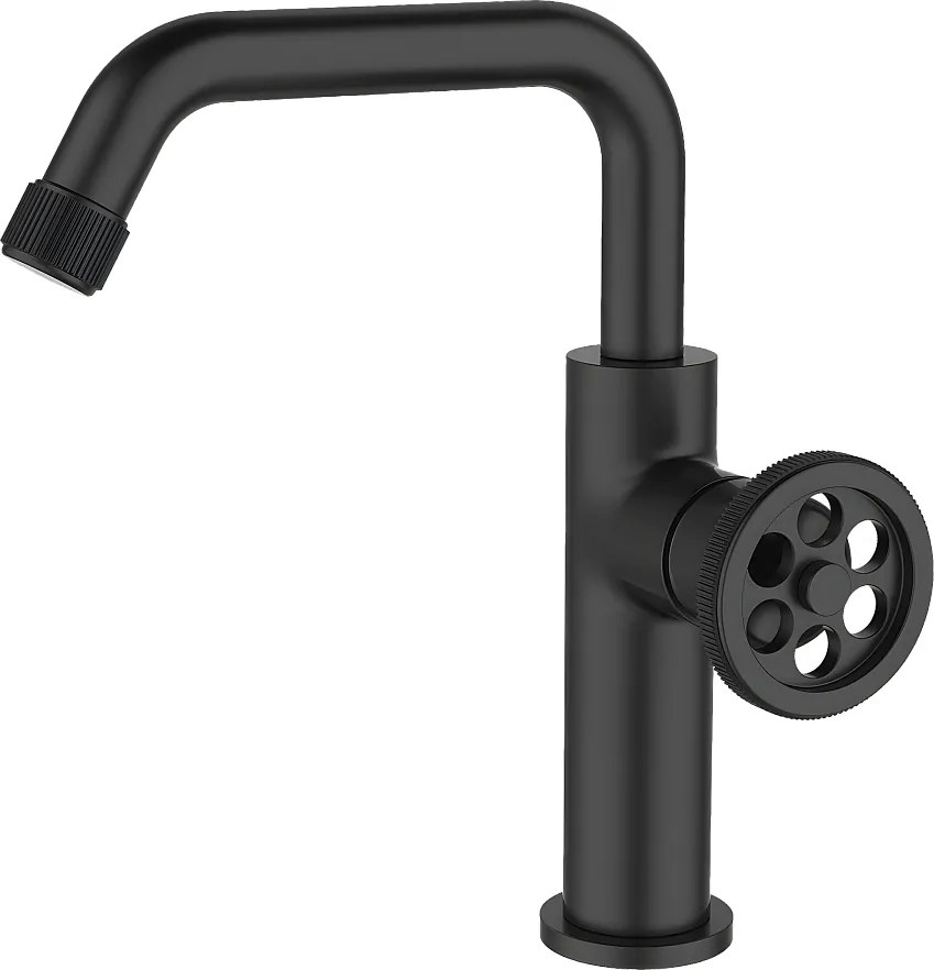 Indus bateria umywalkowa niskie wykonanie czarny - Essebagno