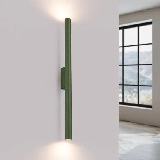 Zielony minimalistyczny kinkiet ścienny - M089 N2-A19