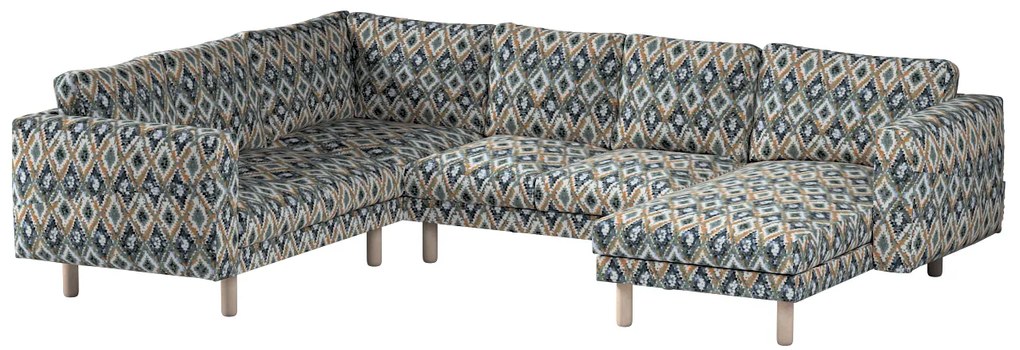 Pokrowiec na sofę narożną Norsborg 5-osobową z szezlongiem