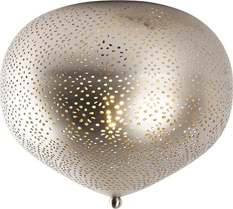Orientalna lampa sufitowa stalowa - Sinbad