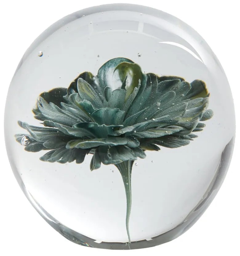 Szklany obciążnik do papieru (wysokość 8 cm) Flower – Light &amp; Living