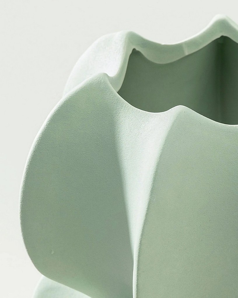 Wazon Petal Green 20x21 cm