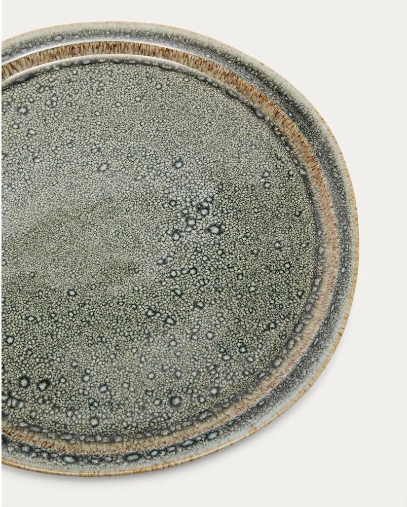 Szary ceramiczny talerz ø 28 cm Coval – Kave Home
